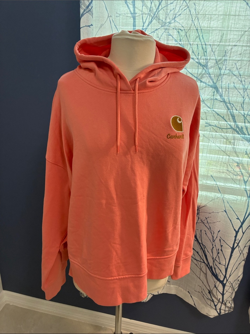 Carhartt Women’s Coral Pink Pullover Hoodie